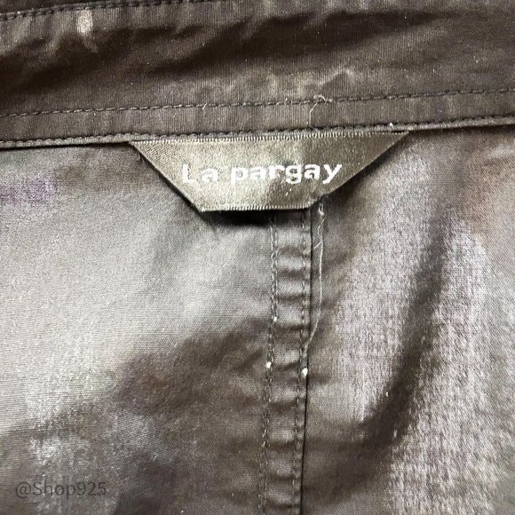 Black Cotton Buckle Blouse - Picture 2 of 7